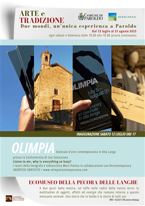 OLIMPIA - Biennale di arte contemporanea in Alta Langa